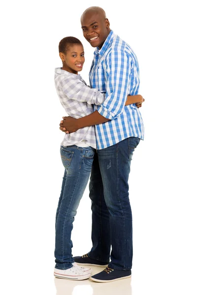 Man zijn vrouw knuffelen — Stockfoto