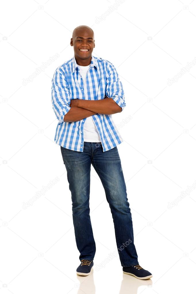 African man with arms crossed
