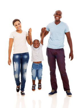 Genç Afrika aile eğleniyor