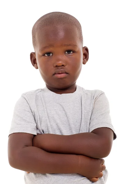 Jongen met gekruiste armen — Stockfoto