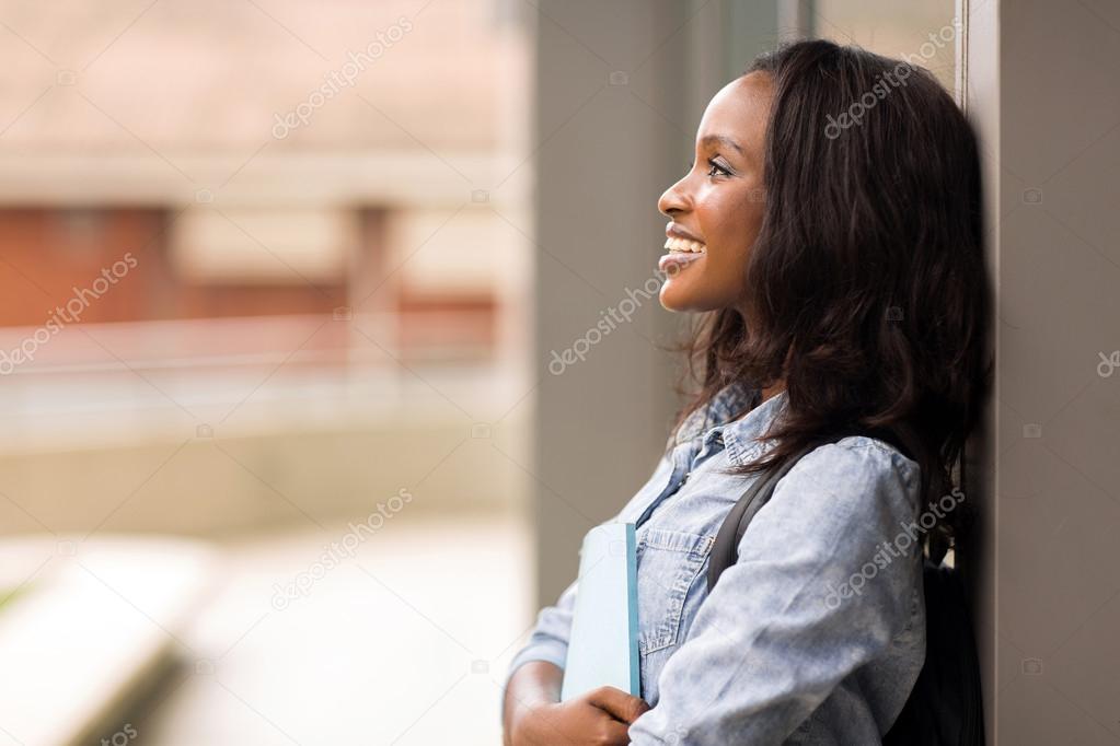 Girl looking up