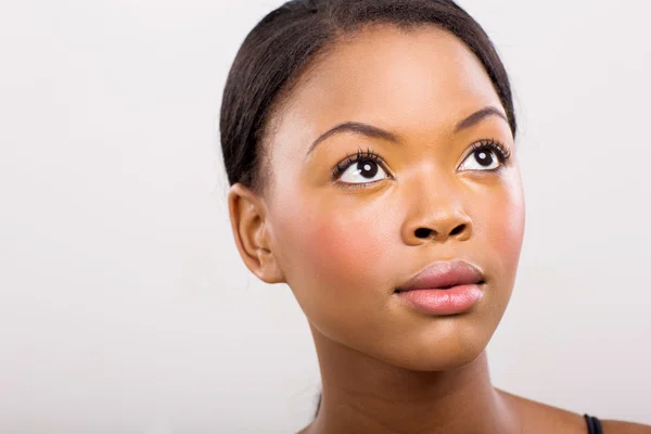 Portrait de beauté de fille afro-américaine — Photo