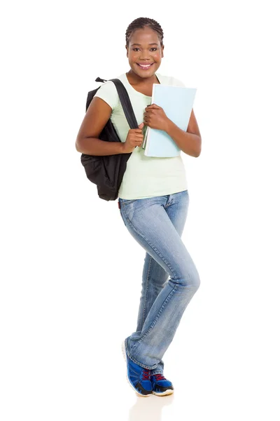 Junge afrikanisch-amerikanische Studentin — Stockfoto