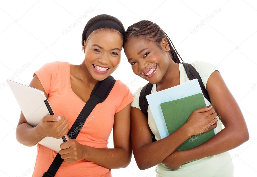 female african university students