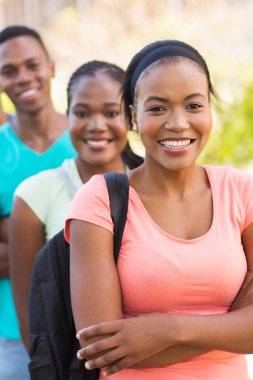 Afro-Amerikan kolej kız arkadaş grubu 