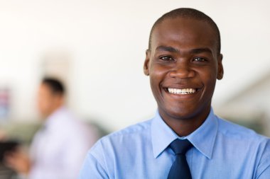 Afrikalı-Amerikalı genç işadamı