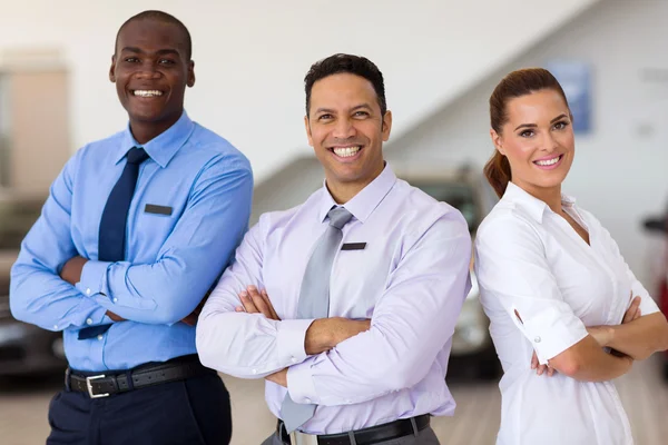 Personale di vendita auto — Foto Stock