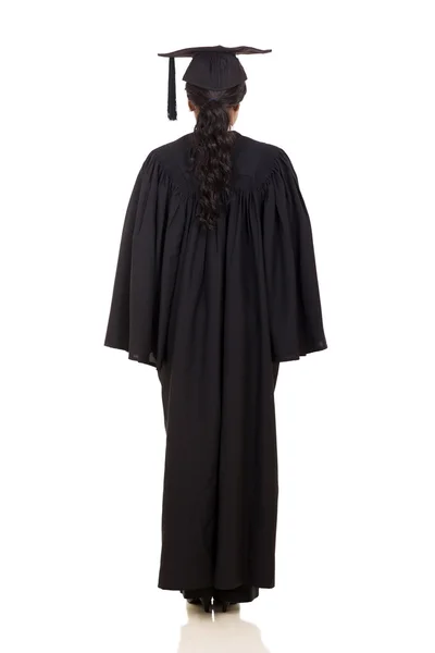 Back view of african female graduate — Stock Photo, Image