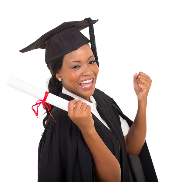 Feliz estudante de pós-graduação — Fotografia de Stock