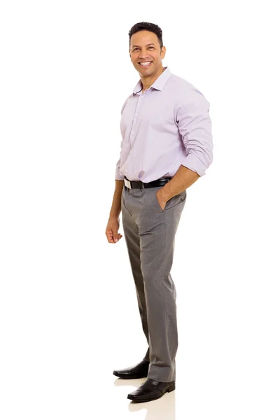 Man standing on white background — Stock Photo, Image