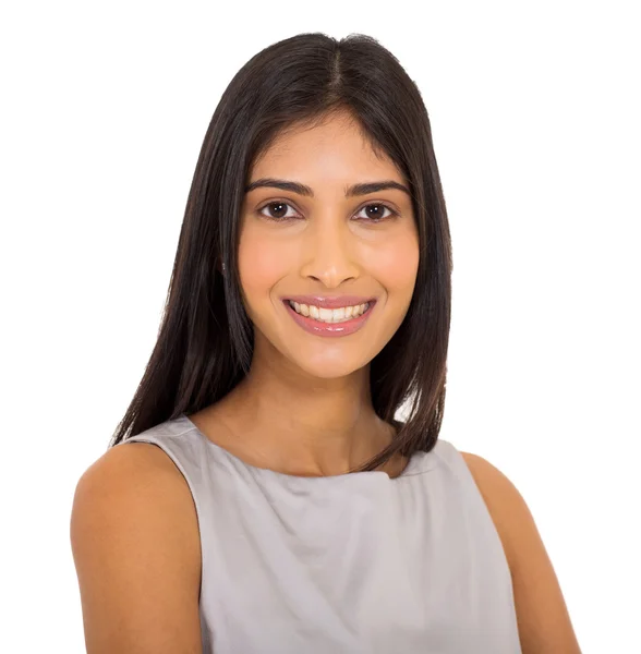 Indian businesswoman smiling — Stock Photo, Image