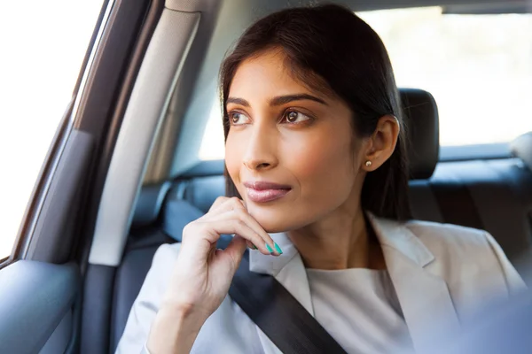 Indian business executive daydreaming — Stock Photo, Image