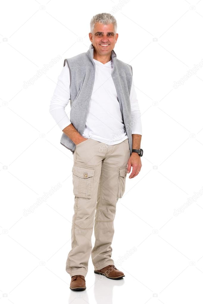 Middle aged men's casual fashion sale
