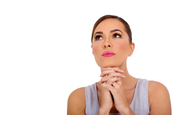 Thoughtful young woman — Stock Photo, Image