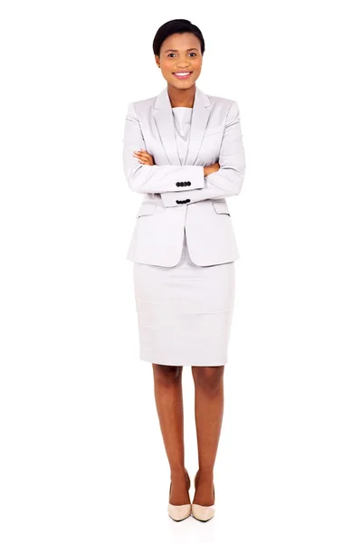 Businesswoman with arms crossed — Stock Photo, Image