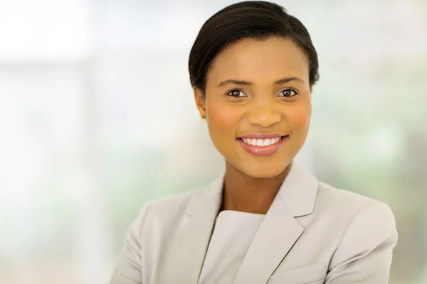 Jonge zakenvrouw in functie — Stockfoto