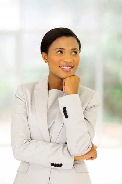 Afroamerikanische Geschäftsfrau — Stockfoto