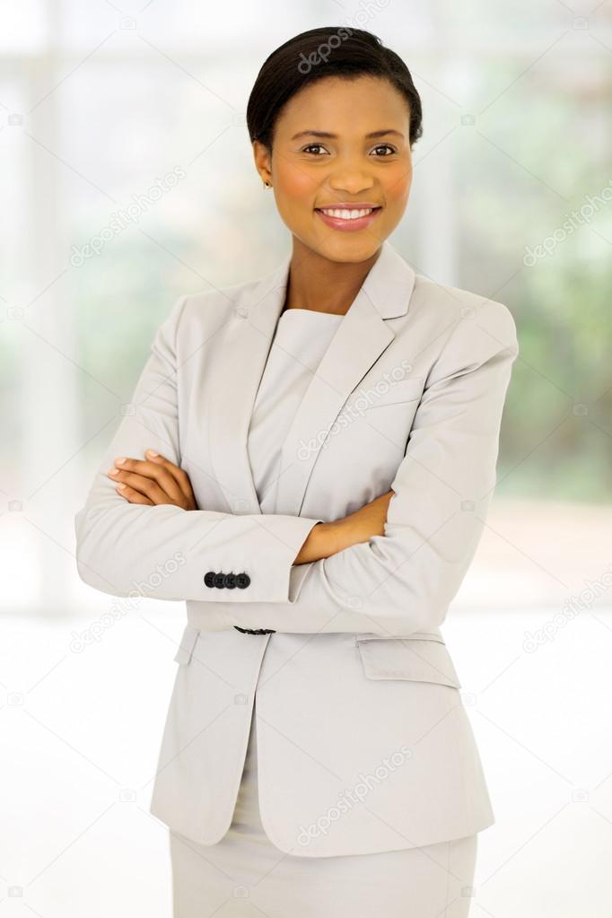 african entrepreneur with arms crossed
