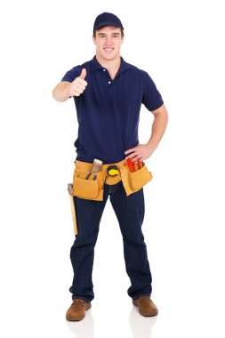 başparmak giving yukarıya el işleri ustası