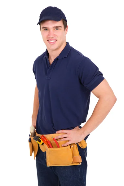 Yakışıklı genç tamirci — Stok fotoğraf
