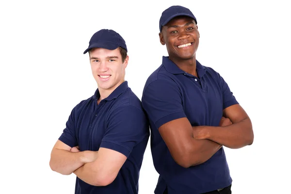 Jóvenes trabajadores guapos —  Fotos de Stock