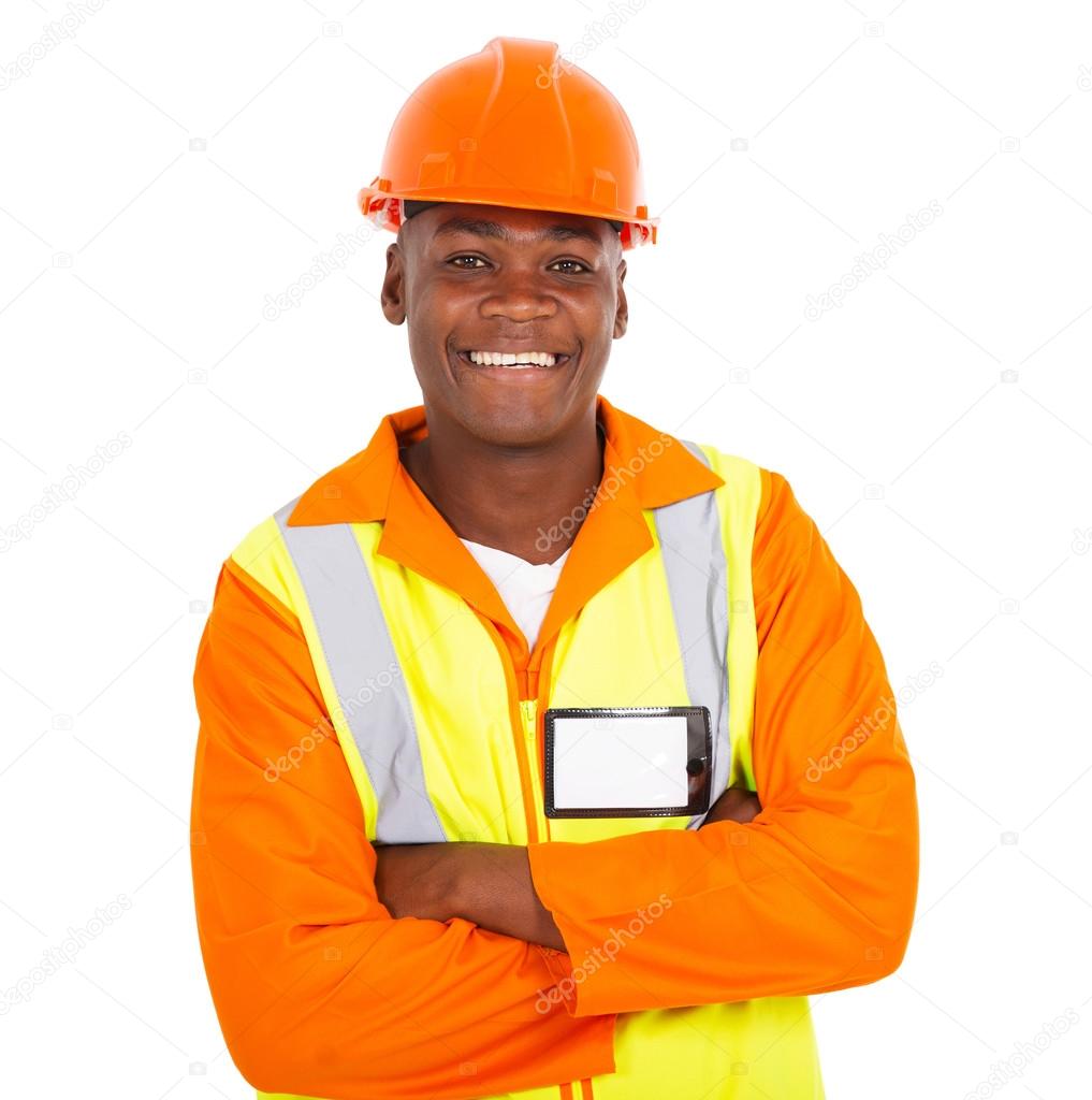 african male contractor