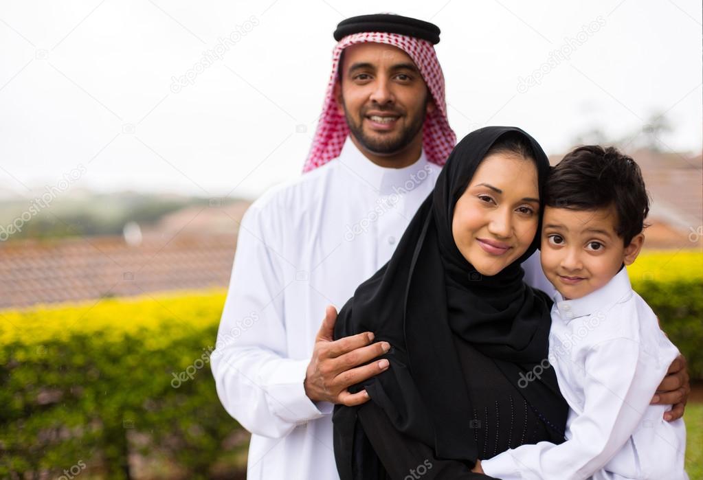 Young muslim  family   Stock Photo  michaeljung 91958382