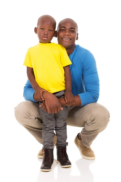 Negro hombre con hijo —  Fotos de Stock