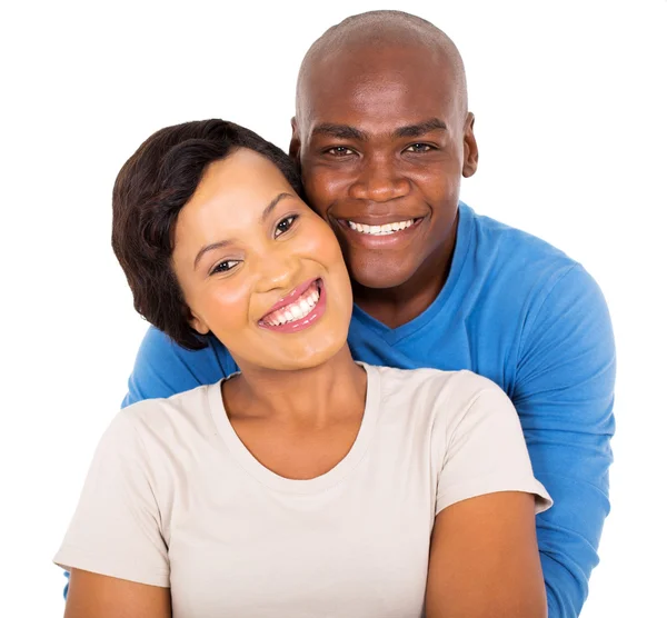 African embracing couple — Stock Photo, Image