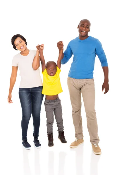 Afrikanische Familie hat Spaß — Stockfoto