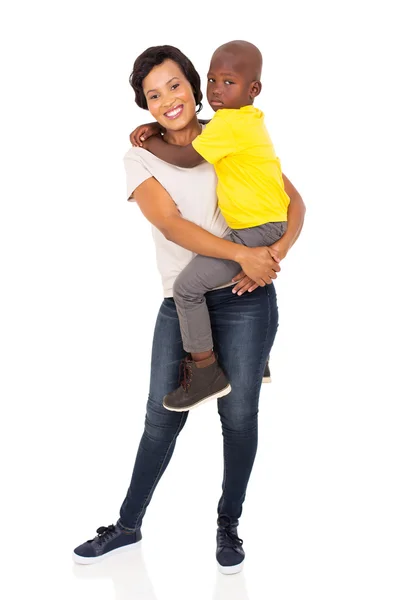 Mãe segurando filho — Fotografia de Stock