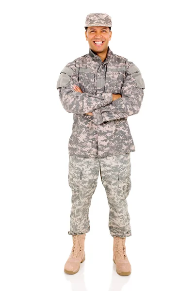 Good looking patriot soldier — Stock Photo, Image