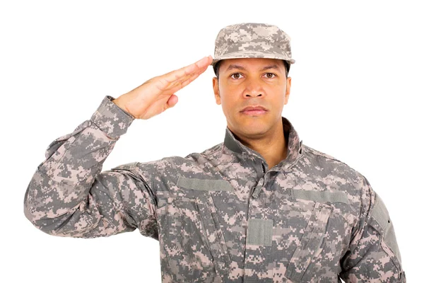 Good looking patriot soldier — Stock Photo, Image