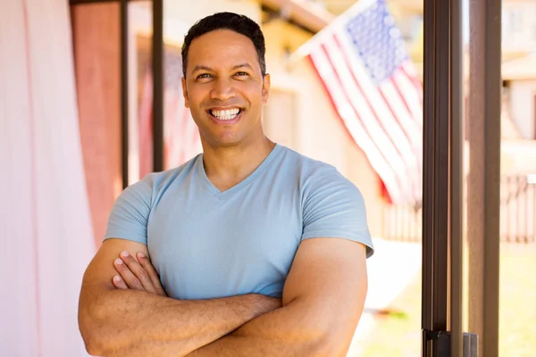 Middelste leeftijd Amerikaanse man — Stockfoto