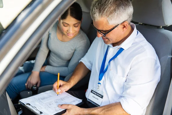 Istruttore e studente pilota durante la lezione — Foto Stock