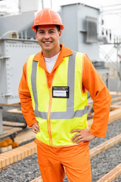 Retrato de ingeniero eléctrico — Foto de Stock