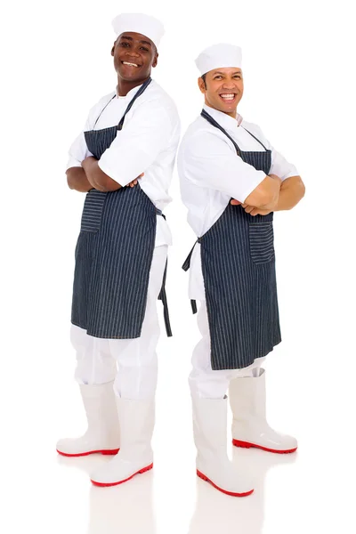 Chefs de restaurant avec bras croisés — Photo