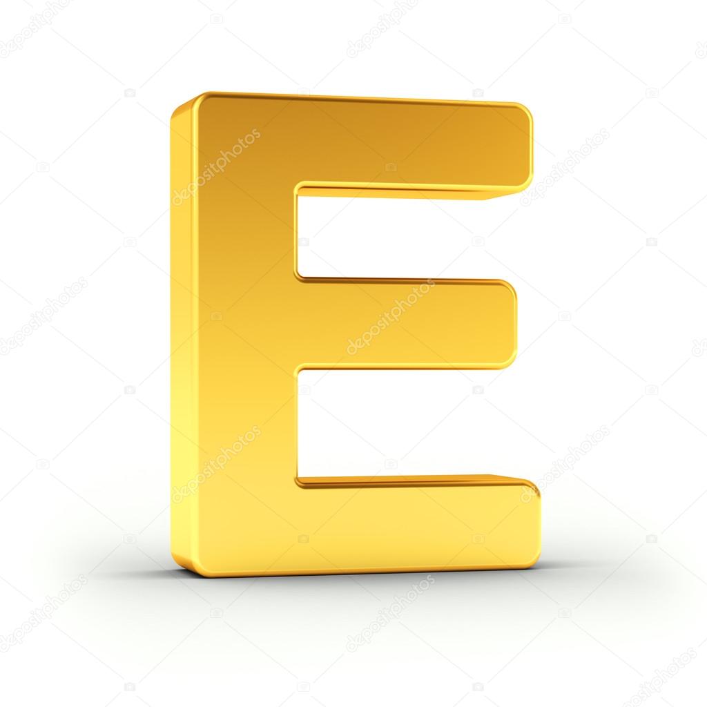objet avec la lettre e