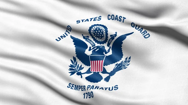 Drapelul Pazei de Coasta SUA — Fotografie, imagine de stoc
