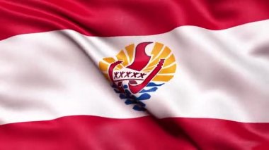 Fransız Polinezya Bayrağı Kusursuz Döngü