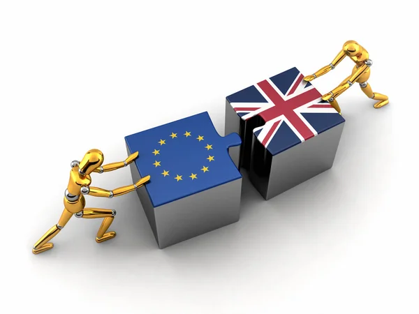 EU and UK solution — Stock Photo, Image