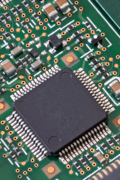 Circuit board macro — Stock Photo, Image