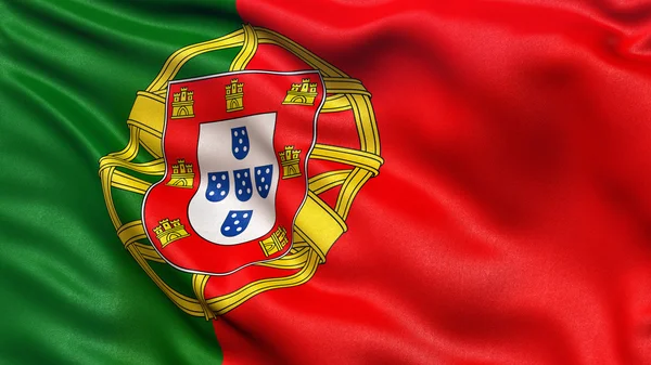 Portugal flagga — Stockfoto