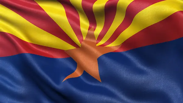 US state flag of Arizona — Stock Photo, Image
