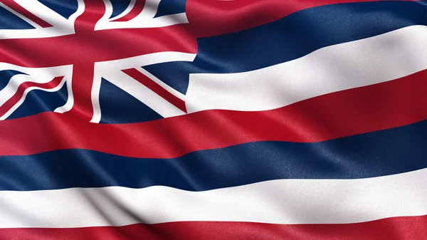 US-Staatsflagge von Hawaii — Stockfoto