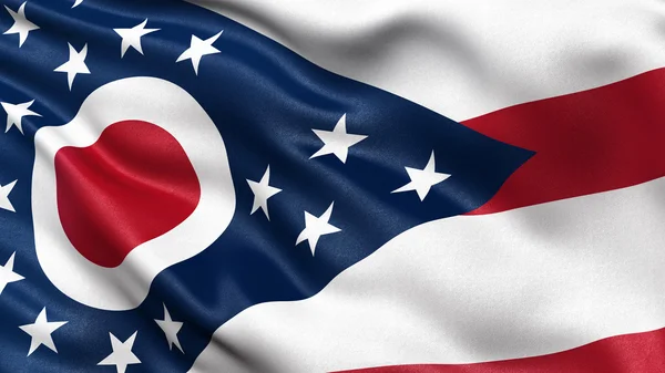俄亥俄州的旗子 — 图库照片