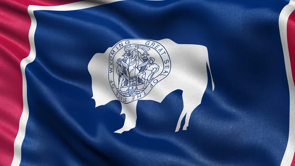 Bandiera di stato USA del Wyoming — Foto Stock