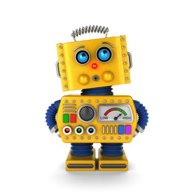 Masum görünümlü oyuncak robot