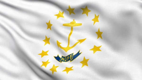 Bandeira do estado americano de Rhode Island — Fotografia de Stock