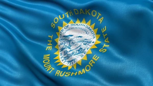 Oss säga South Dakotas flagga — Stockfoto